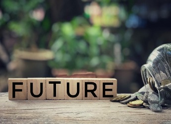 Future blocks with jar of money