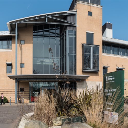 Outside view of Nottingham City Hospital