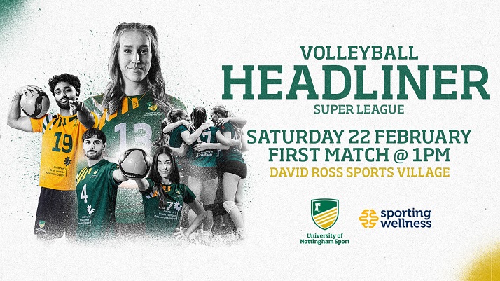 University of Nottingham Sport Volleyball Super League Headliner