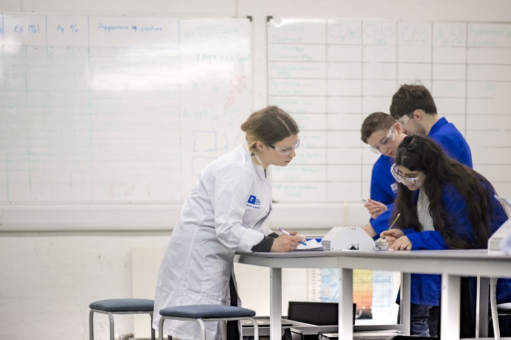 A-Level students at Summer School