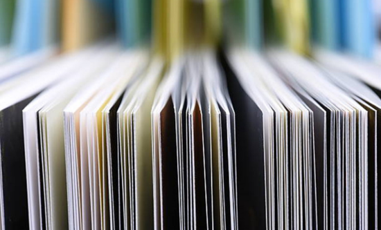 Person reading a book