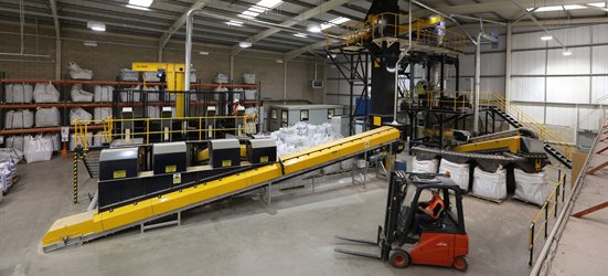 View inside the MicroHammer plant