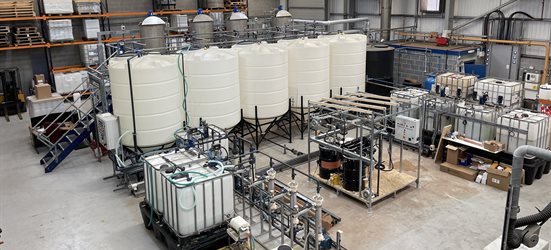 Continuous manufacturing facility at Promethean Particles