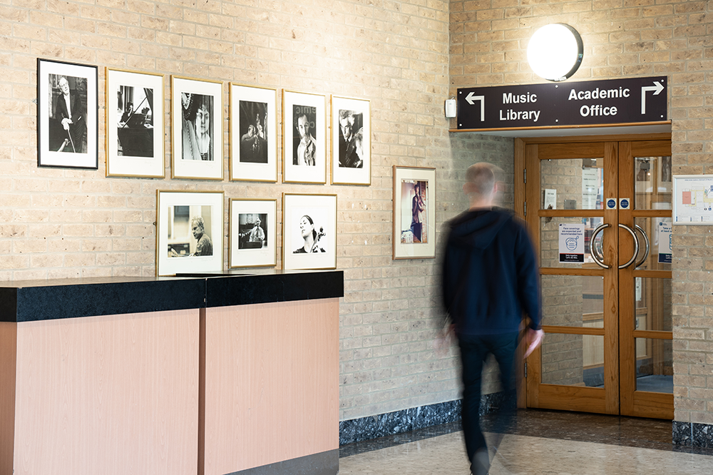 Exterior of Music Library