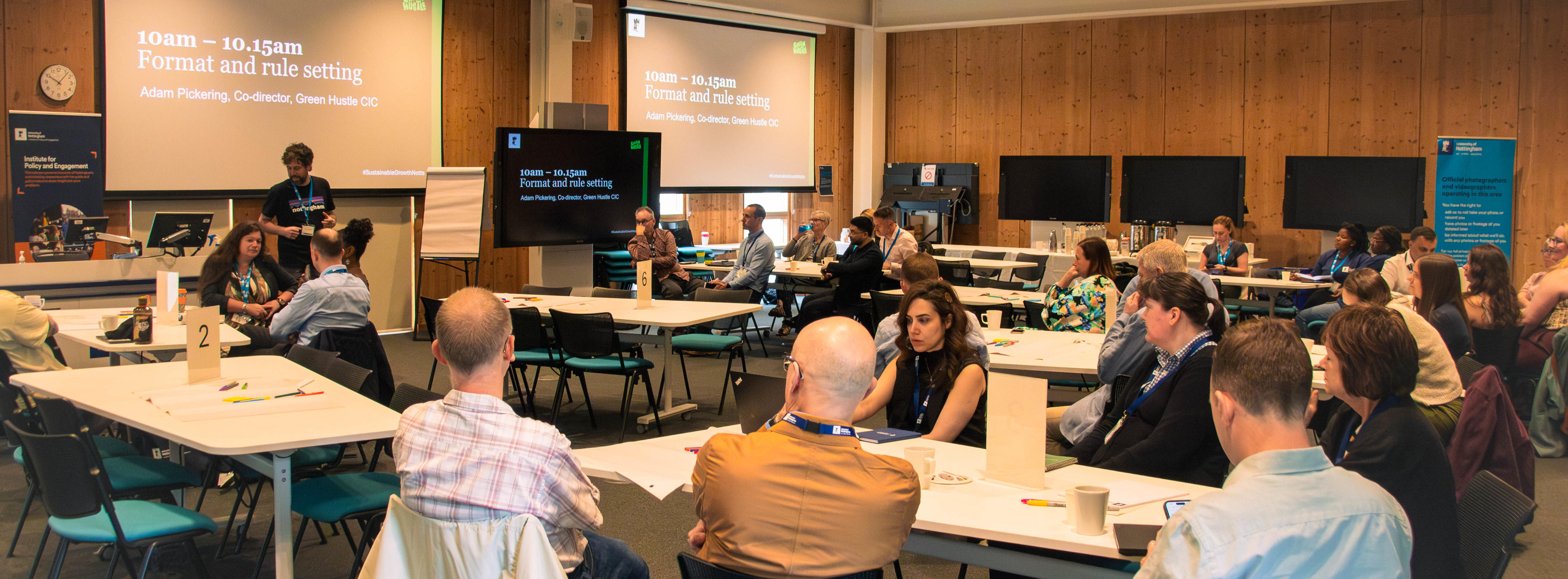 A group of attendees at the Sustainable Growth Assembly