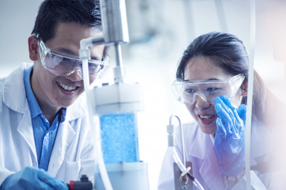 Technician in Lab