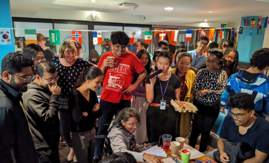 Students at a ResX event with Friends International